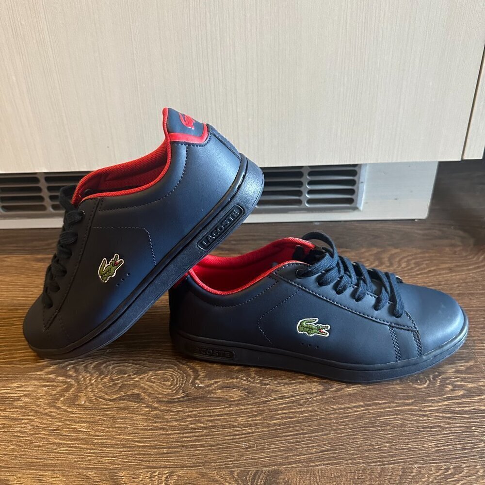 BNWOB Lacoste Blue Carnaby Sneakers - Size 6 - Picture 3 of 8